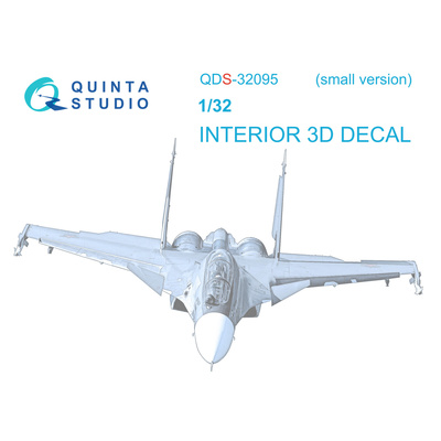 QDS-32095 Quinta Studio 1/32 3D Декаль интерьера кабины С-30СМ (конверсия для HobbyBoss С-30МКК) (Small version)