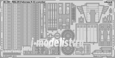 48787 Eduard 1/48 Фототравление экстерьера для MiGG-29 9-13