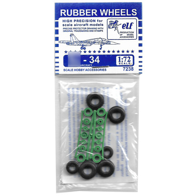 7238 Elf 1/72 Колеса резиновые для С-34 (С-32ФН)