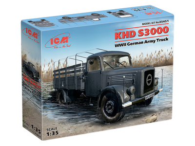 35451 ICM 1/35 Германский военный грузовой автомобиль 2МВ KHD S3000
