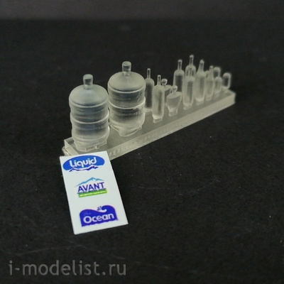 DMS-35097 ДМС 1/35 Набор прозрачных бутылок