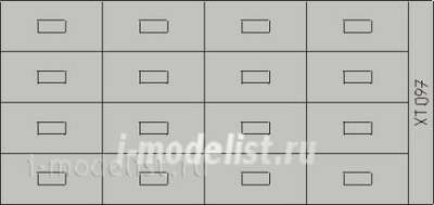 XT097 Eduard 1/35 Маска для Leopold railroad tie