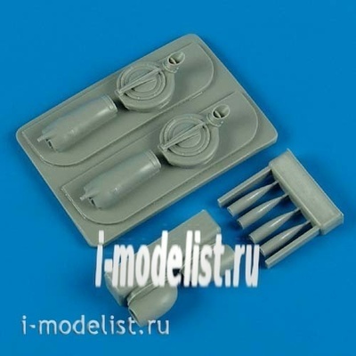 QB48 467 Quickboost 1/48 Конверсионный набор для P-38F Lightning air intakes  & B-33 supercharger