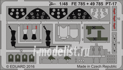 FE785 Eduard 1/48 Фототравление для PT-17