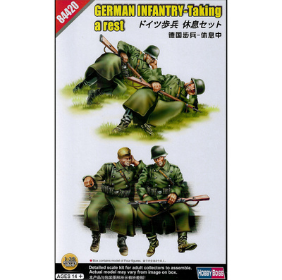 84420 Hobby Boss 1/35 Немецкая пехота на отдыхе
