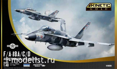 K48088 Kinetic 1/48 F/A-18A/C/D Aggressor VFC-12 & VFA-204