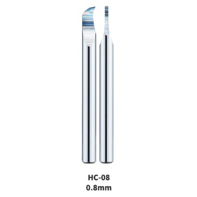 HC-08 DSPIAE Нажимное лезвие закруглённое из вольфрамовой стали, 0.8 мм