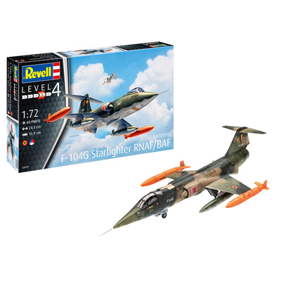 03879 Revell 1/72 Истребитель F-104 G Starfighter NL/B																				