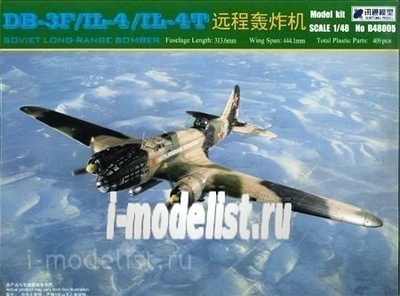 B48005 Xuntong Model 1/48 Самолет ДБ-3Ф/Ил-4/Ил-4Т 