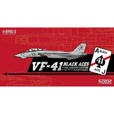 S7202 Great Wall Hobby 1/72 Палубный истребитель F-14A VF-41 Black Aces