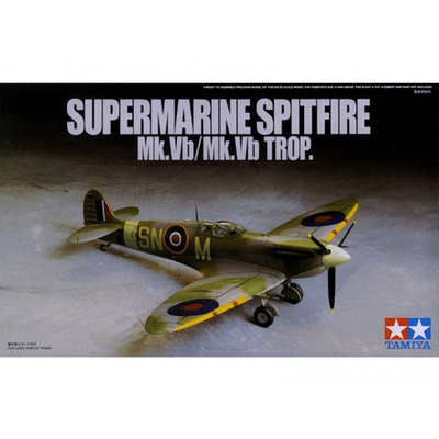 60756 Tamiya 1/72 Британский истребитель Supermarine Spitfire Mk.Vb/Mk.Vb Trop