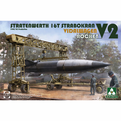 2123 Takom 1/35 Кран Strabokran Vidalwagen и ракета V2