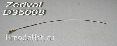 D35008 Zedval 1/35 Антенный ввод и четырехметровая антенна для Бтт оснащенной радиостанциями Р-123/123М, Р-163, Р-173