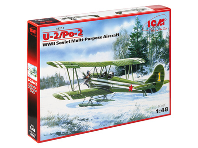1/48 ICM 48251 U-2/Po-2 Soviet multi-purpose aircraft of the SECOND MV