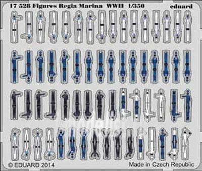 17528 Eduard 1/350 Фототравление для Figures Regia Marina WWII S.A.  1/350  3D