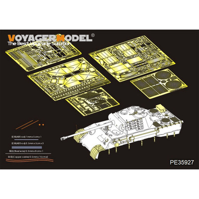 PE35927 Voyager Model 1/35 Фототравление для Panther A Late Version (Meng)