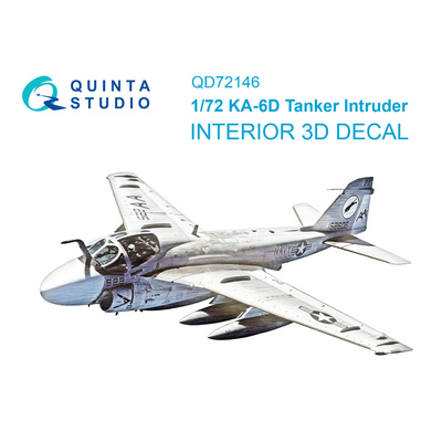 QD72146 Quinta Studio 1/72 3D Декаль интерьера кабины K@-6D Intruder (Трубач)	