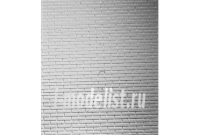 ZA35116 Zebrano 1/35 Фактура кирпичной кладки (белая) 20х30 см