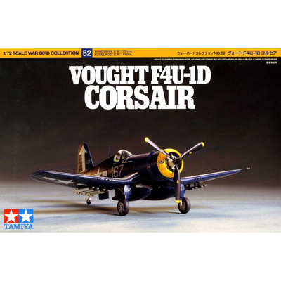 60752 Tamiya 1/72 Американский палубный истребитель Vought F4U-1D Corsair