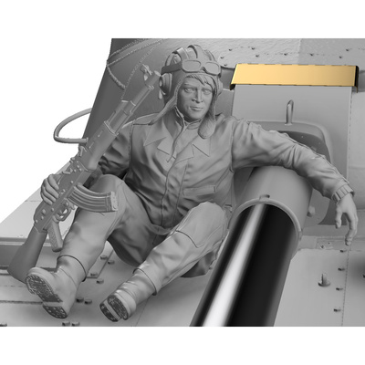FL35011 GE Models 1/35 Танкист 60-х гоtoв с автоматом