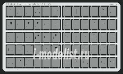 XT031 Eduard 1/35 Маска для Tactical Symbols 1942-45