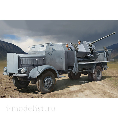 09593 Трубач 1/35 L4500A mit 3.7cm Flak 37