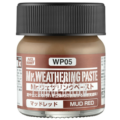 WP05 Gunze Sangyo Mr.Weathering Paste Mud Red