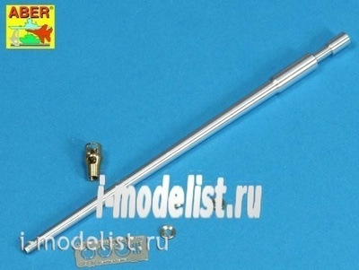 35 L-56N Aber 1/35 Металлический ствол для German 7,5cm KwK42L/70 gun barrel with muzzle brake for Panther Ausf. G Late production