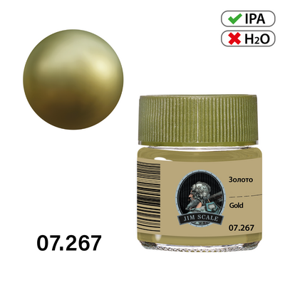 07.267 Jim Scale Metallic Alcohol Gold Gold