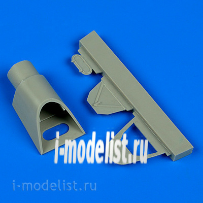 QB48 637 QuickBoost 1/48 Набор дополнений к Bf 109G opened cockpit?s rear bulkhed Eq. MW-50 or GM-1