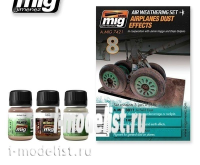 AMIG7421 Ammo Mig AIRPLANES DUST EFFECTS (Contamination on the aircraft)