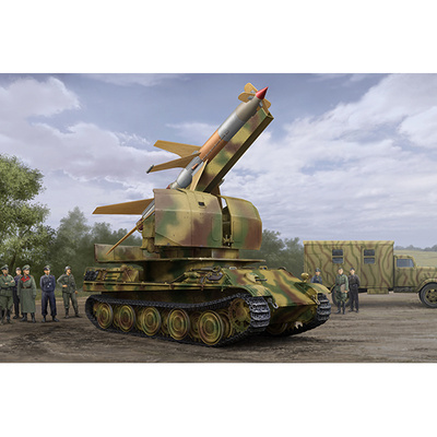 09532 Трубач 1/35 Flakpanther с 8.8см зенитной ракетой Рейн
