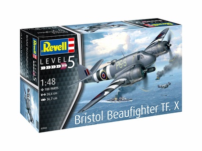 03943 Revell 1/48 Британский двухместный тяжелый истребитель Bristol Beaufighter TF. X