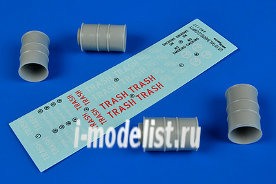 480 137 Aires 1/48 Набор дополнений US 55 gallon barrels (empty)