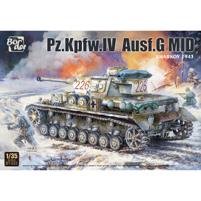BT-033 Border Model 1/35 Немецкий средний танк Pz.Kpfw.IV Ausf.G MID 