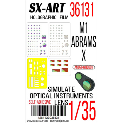36131 SX-Art 1/35 Имитация смотровых приборов M1 Abrams X (Amusing Hobby)