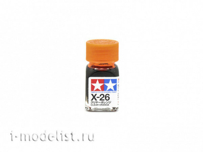 80026 Tamiya X-26 Clear Orange (Transparent orange) Enamel paint