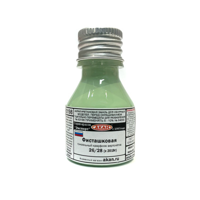 83198 Akan Pistachio Paint pixel winter camouflage helicopters Mu-28, 10 ml.
