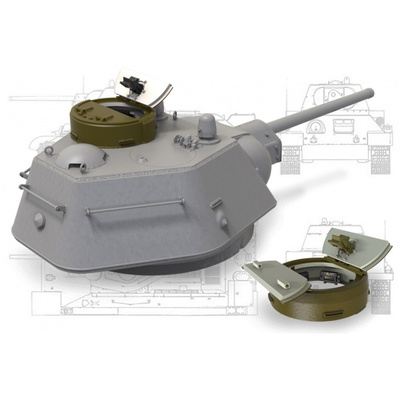 35191 Miniarm 1/35 Командирские башенки для танка тип 34 (два варианта) литая, сварная
