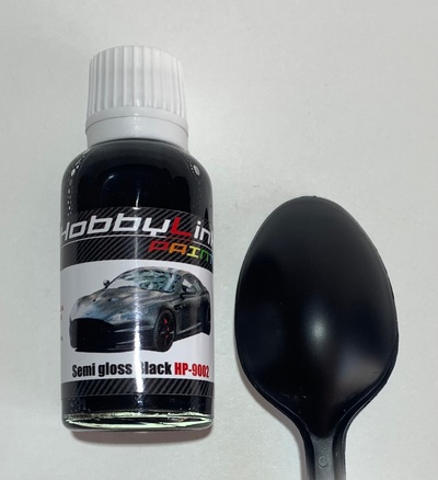 HP-9002 HobbyLink Краска Semi gloss Black 