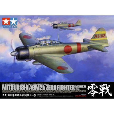 60317 Tamiya 1/32 Японский палубный истребитель A6M2b Zero Model 21 (Zeke)
