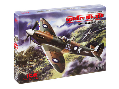 48067 ICM 1/48 Спитфайр Mk. VIII ВВС Великобритании