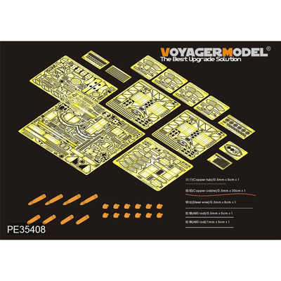 PE35408 Voyager Model 1/35 Фототравление для Panzer IV ausf G 20mm Flakpanzer IV 