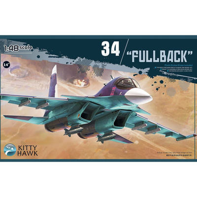 KH80141 Kitty Hawk 1/48 Российский истребитель-бомбардировщик Суххой-34