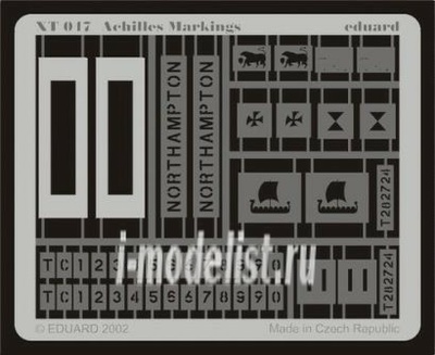 XT047 Eduard 1/35 Маска для Achilles Markings
