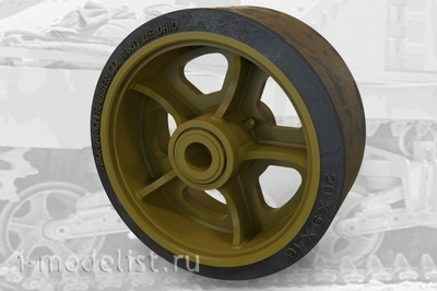 35022 Fury Models 1/35 Набор дополнений сварных дорожных колес для американского танка M3 Lee / M4 Sherman.