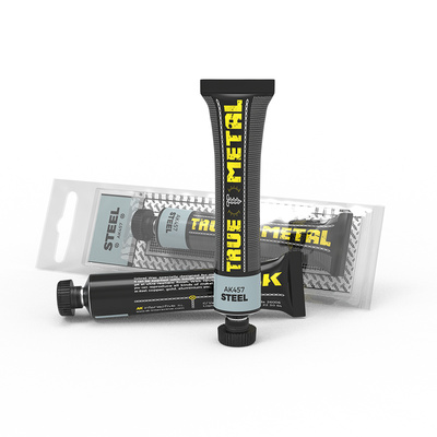 AK457 AK Interactive Wax paint TRUE METAL STEEL (
