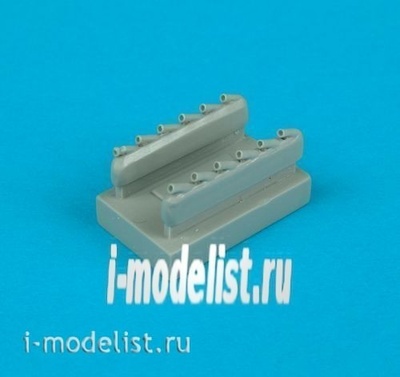 QB48 054 Quickboost 1/48 Set for P-51D Mustang exhausts