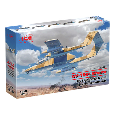 48301 ICM 1/48 Легкий штурмовик и самолет наблюдения OV-10D+ Bronco