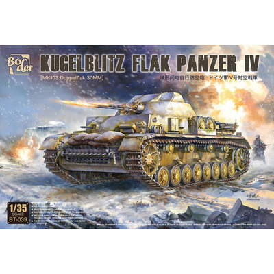 BT-039 Border Model 1/35 Немецкая САУ Kugelblitz Flak Panzer IV (MK103 Doppelflak 30 мм)